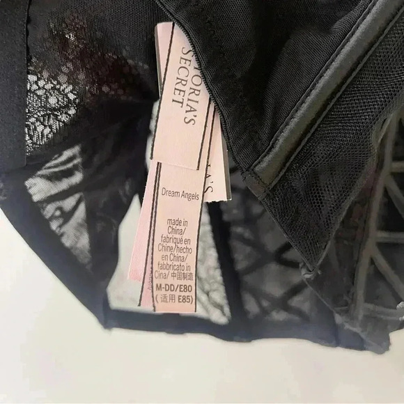 Victoria's Secret DREAM ANGELS Lace-up Bra Top Bustier Lingerie Size M-DD NWT - Picture 2 of 8
